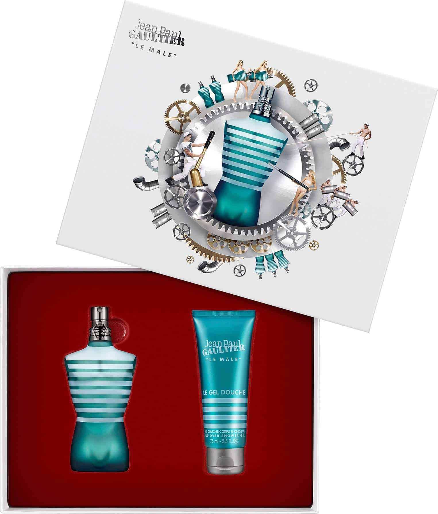 Jean Paul Gaultier Le Male Set عطر لو مال مع شاور جل من جان بول غوتييه - الصورة 1