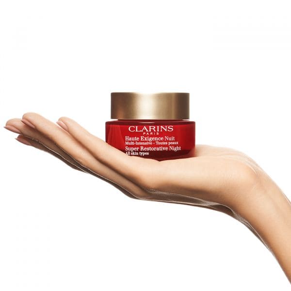 Clarins Super Restorative Night All Skin Types-2 كريم الليل سوبر ريستوريتيف من كلارنس - الصورة 3