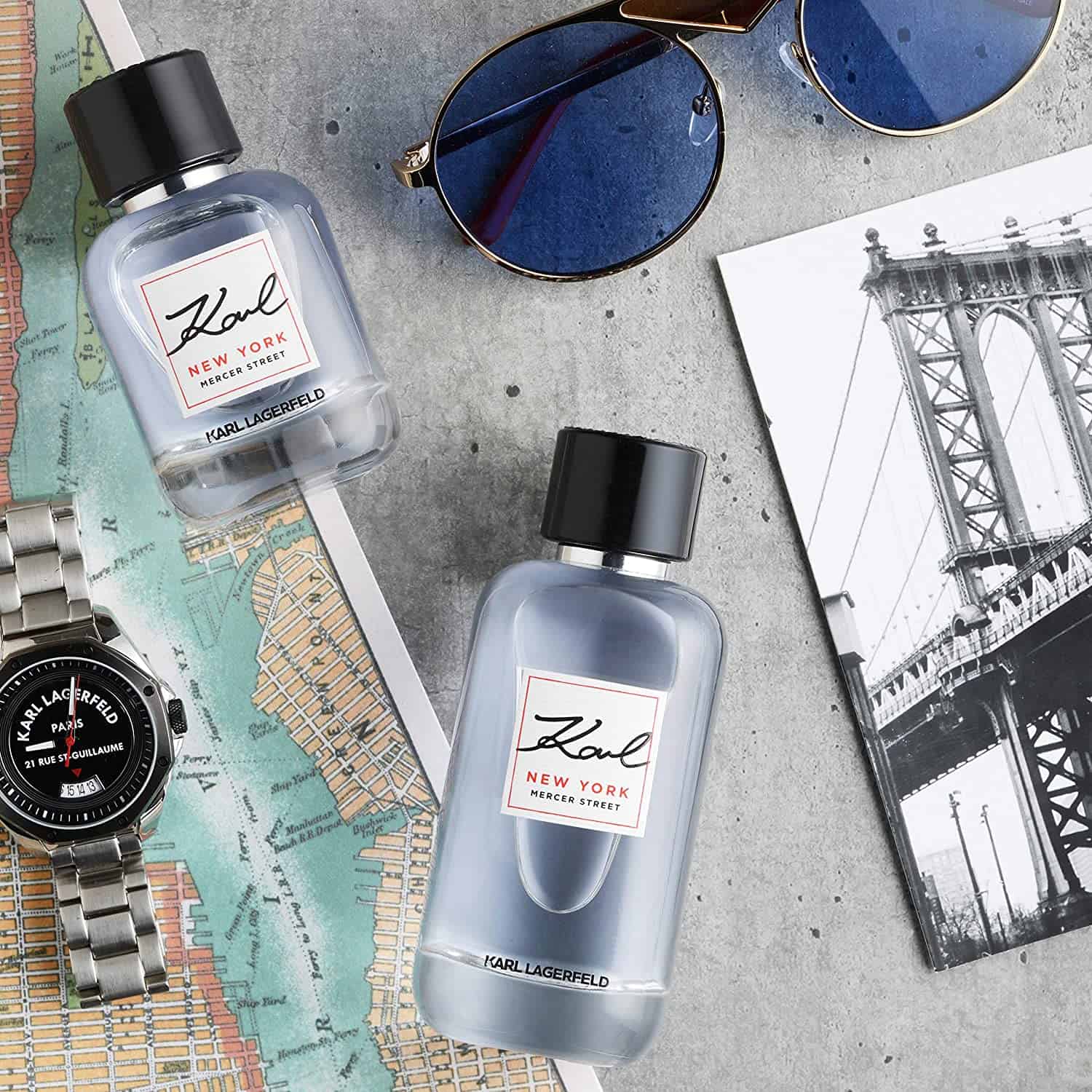 ⁦عطر كارل نيويورك ميرسر ستريت للرجال كارل لاغرفيلد⁩ - الصورة ⁦1⁩