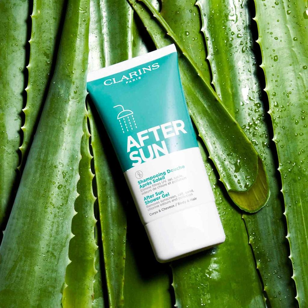 Clarins After Sun Shower Gel جل دش أفتر صن بعد الشمس للجسم والشعر من كلارنس - الصورة 1