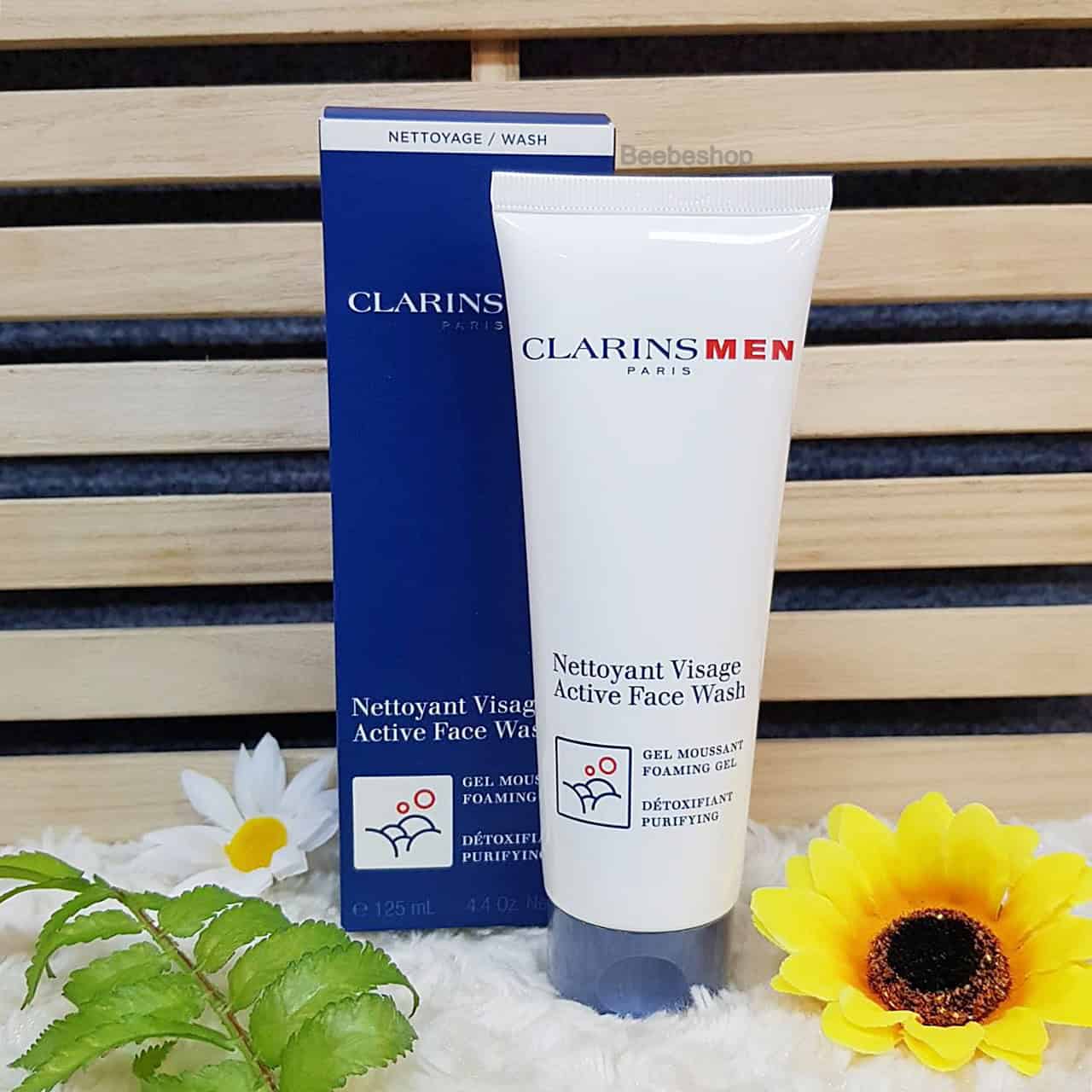 Clarins Men Active Face Wash Foaming Gel غسول جل فعال برغوة للوجه للرجال كلارنس - الصورة 1