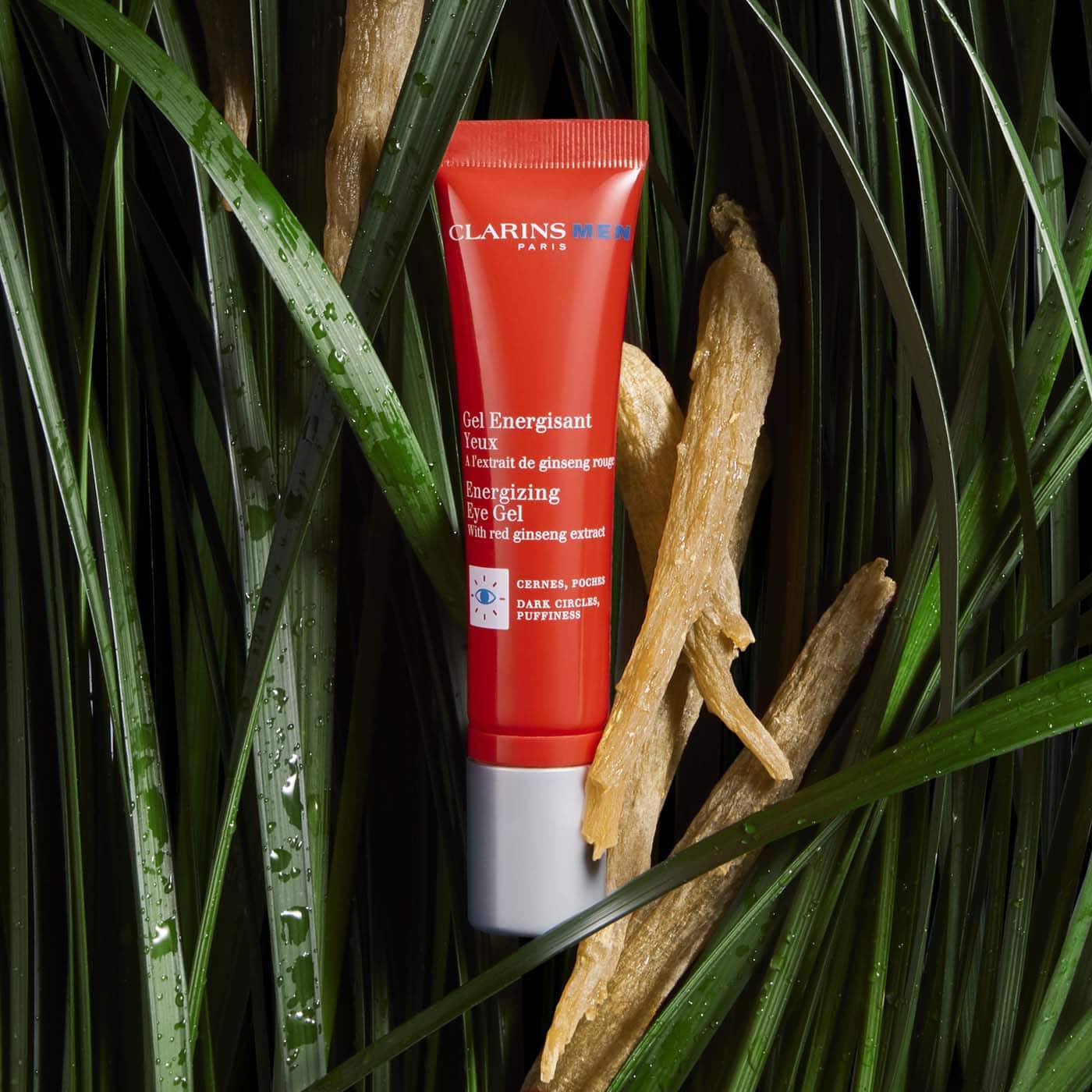 Clarins Men Energizing Eye Gel جل منشط لبشرة العيون للرجال بمستخلص الجنسنغ الأحمر من كلارنس - الصورة 1