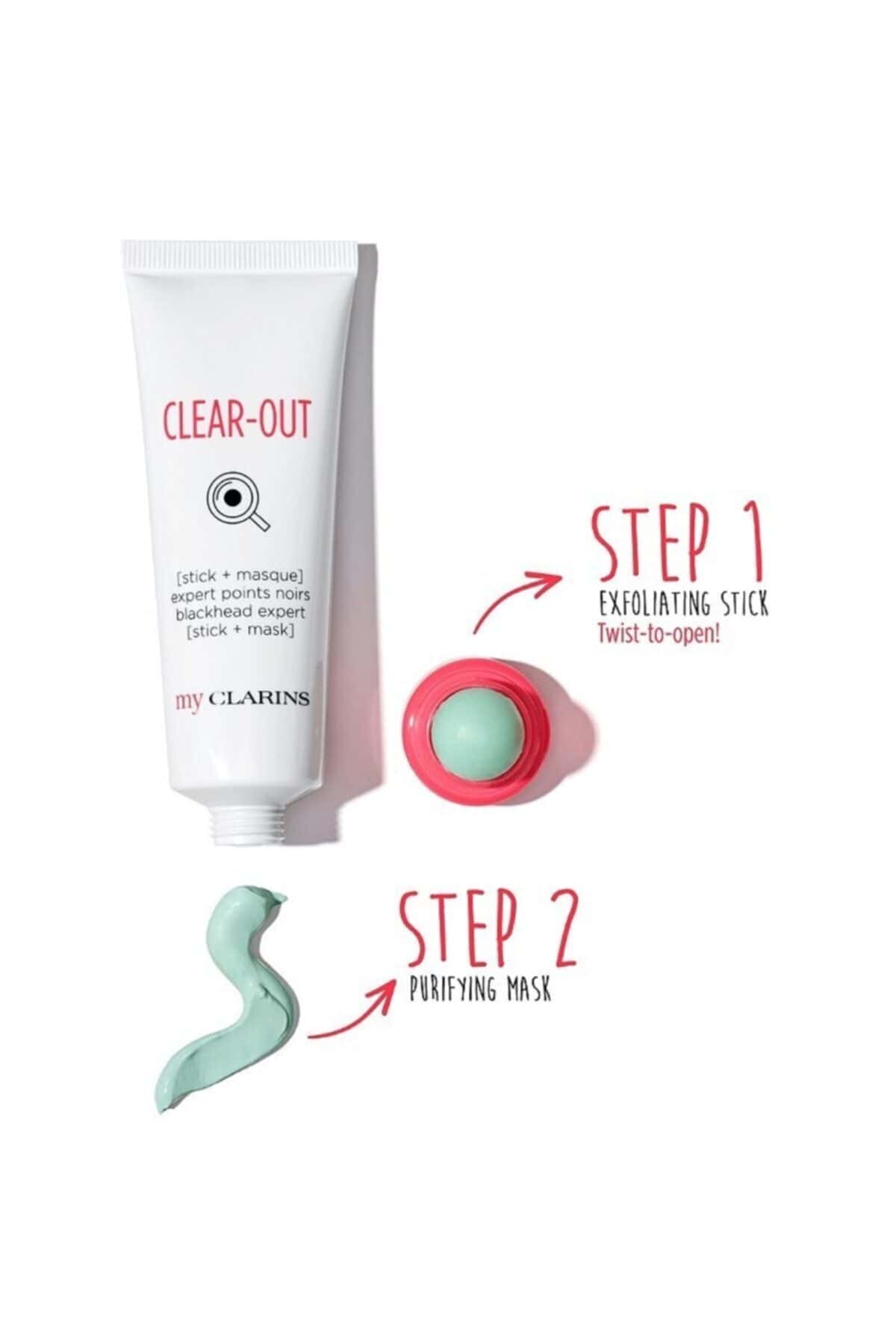My Clarins Clear-Out Blackhead Expert كلير أوت ستيك ماسك ومقشر من ماي كلارنس - الصورة 2