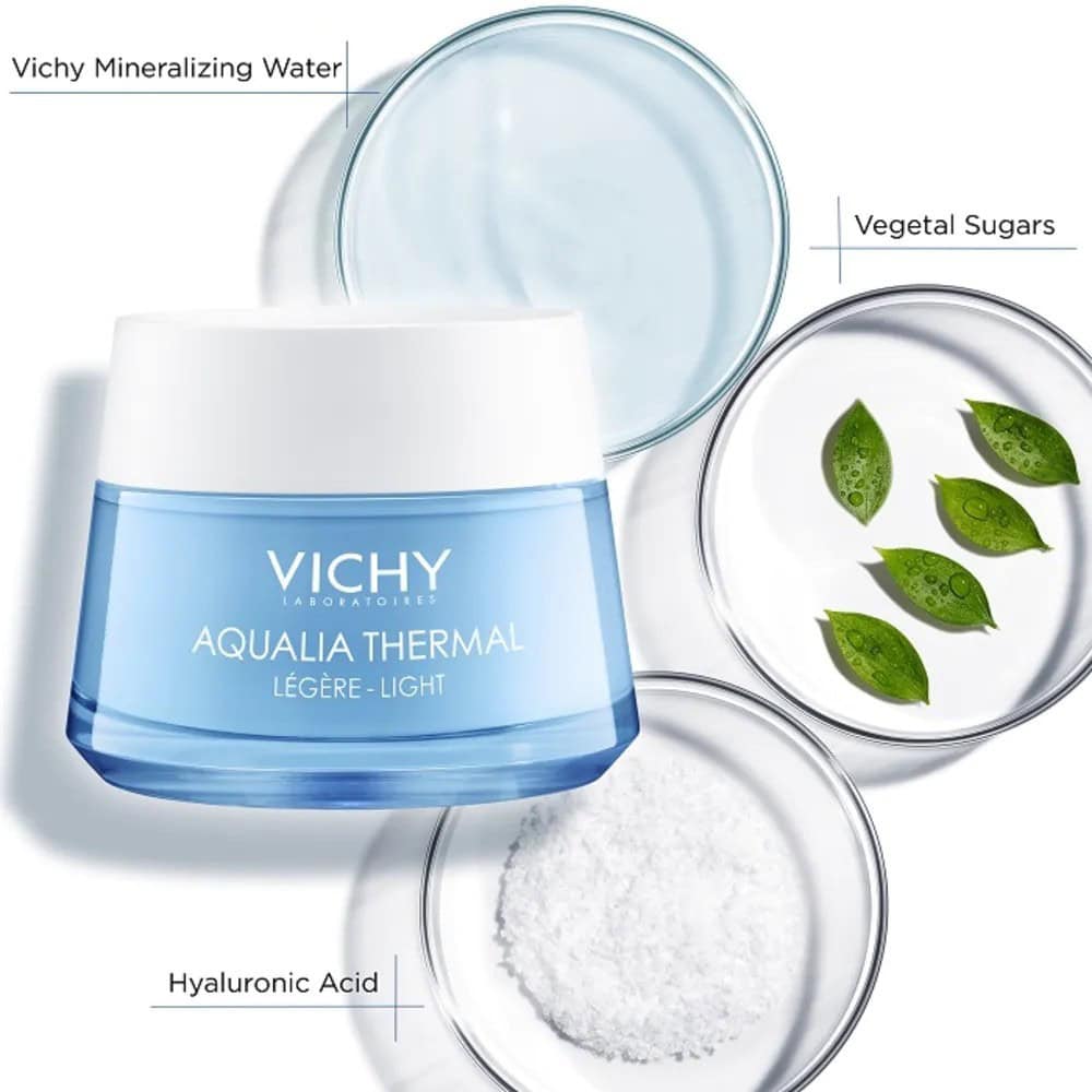 Vichy Aqualia Thermal Moisturizing Light Cream كريم الترطيب خفيف اكواليا ثيرمال من فيشي - الصورة 1