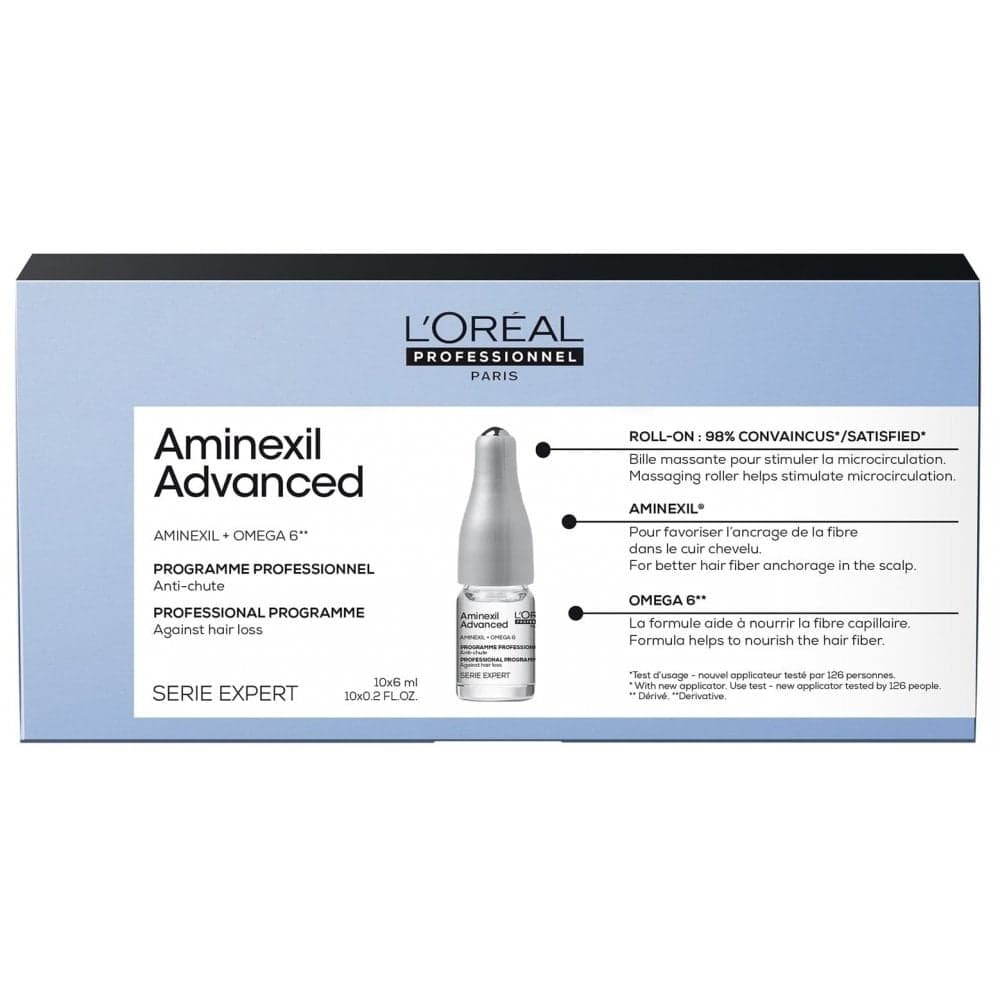 L'Oreal Professionnel Serie Expert Aminexil Advanced 10 علاج أمينيكسيل ادفنسيد سيري إكسبيرت من لوريال بروفيسيونال 10x6مل - الصورة 2