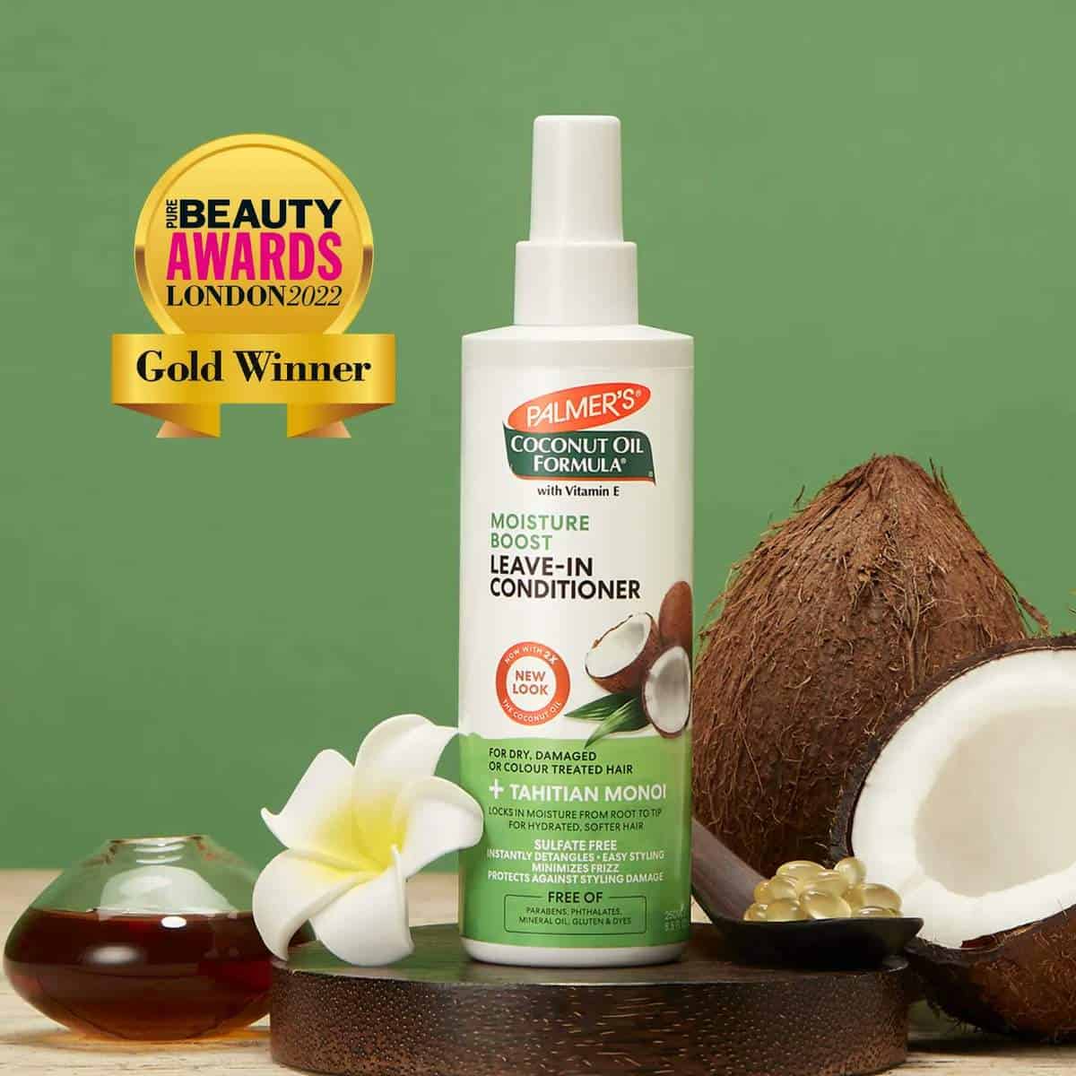 Palmer's Coconut Oil Formula Coconut Oil Leave-In Conditioner2 ليف ان جوز الهند ( بلسم بعد الاستحمام لا يغسل ) من بالمرز - الصورة 1