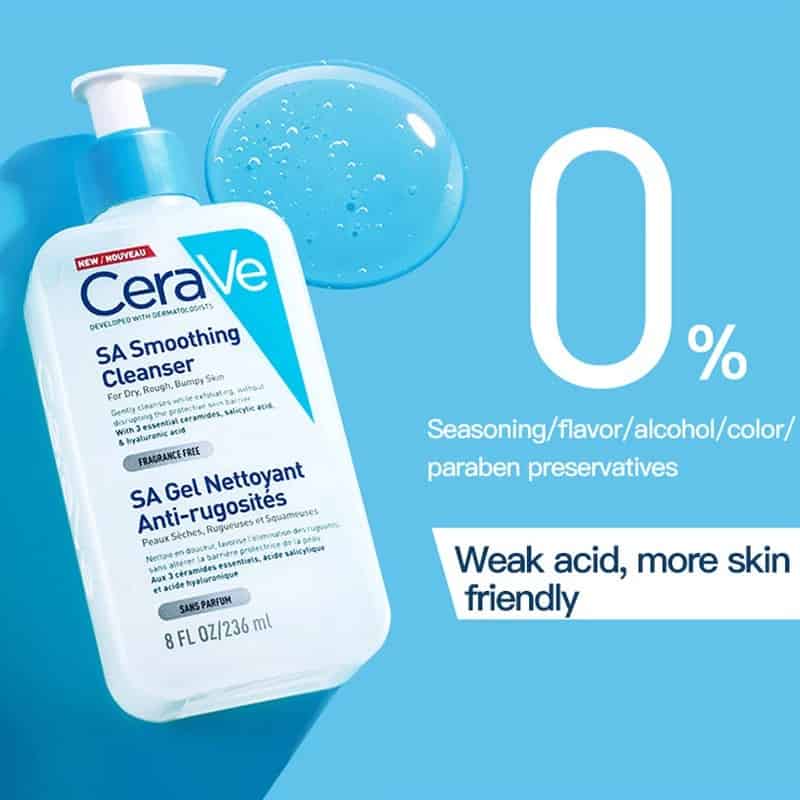 CeraVe SA Smoothing Cleanser for Rough & Bumpy Skin-2 منظف ومنعم اس ايه من سيرافي - الصورة 1