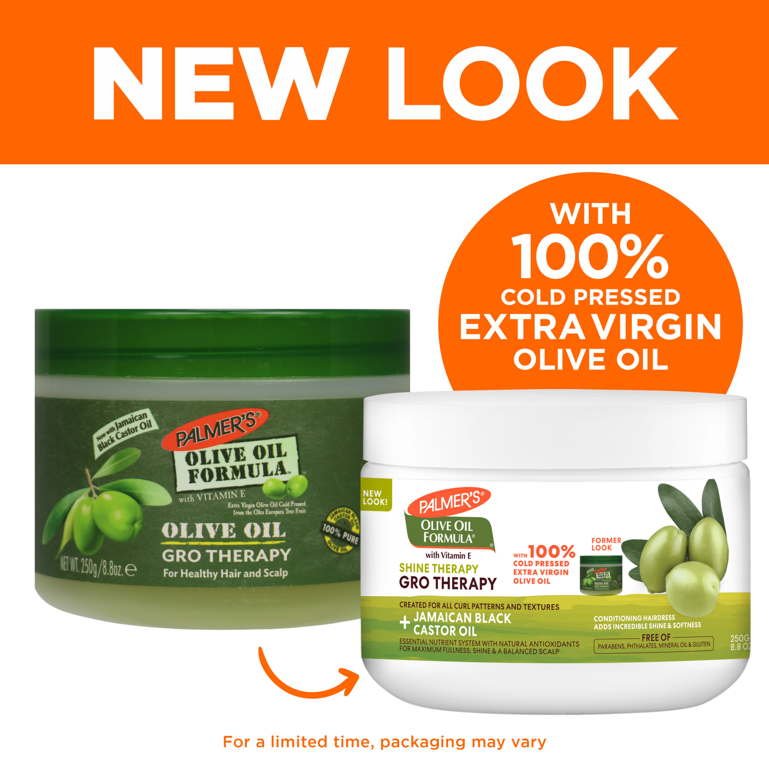 Palmer's Olive Oil Formula Gro Therapy كريم بالمرز جرو لعلاج و نمو الشعر بزيت الزيتون - الصورة 1