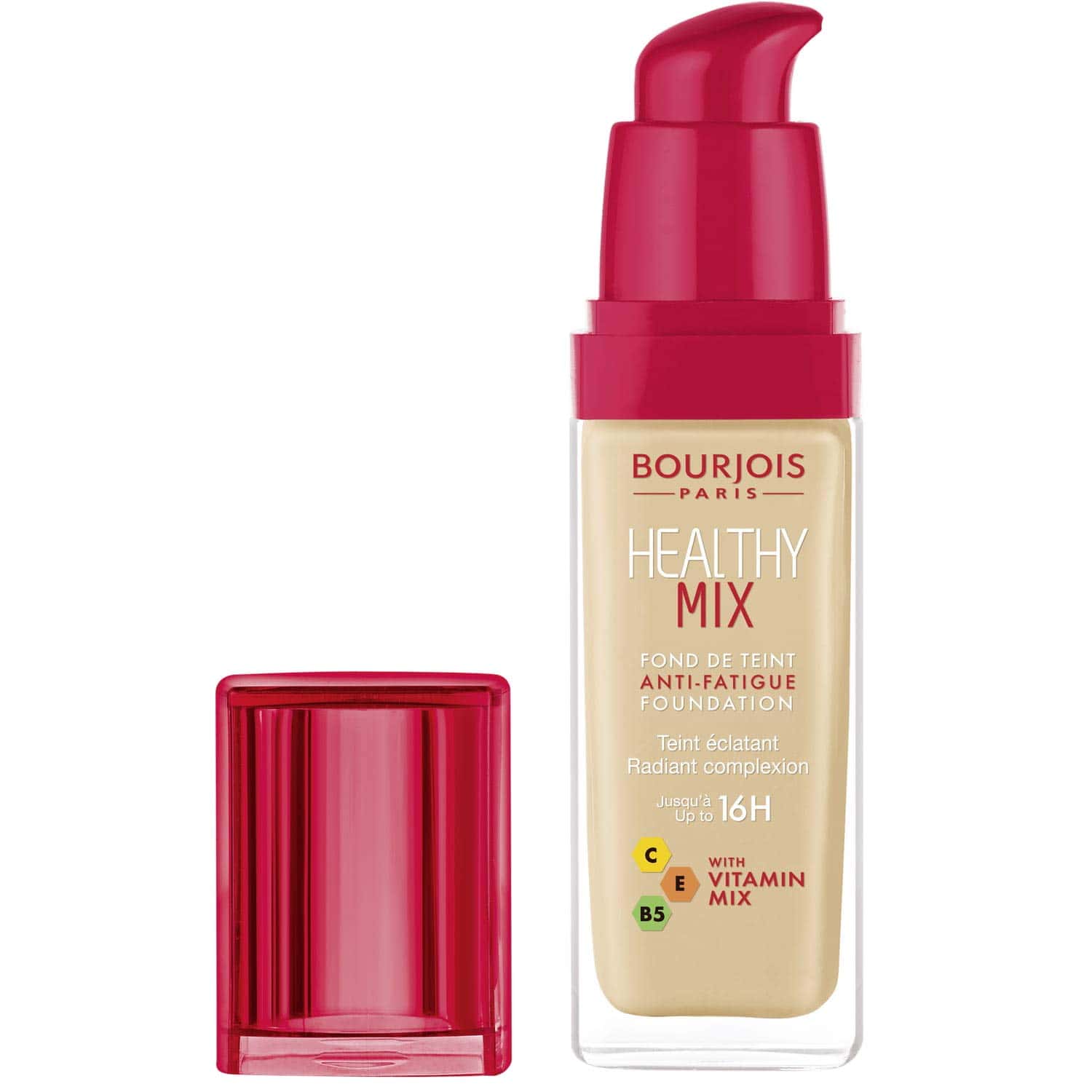 Bourjois Healthy Mix Anti-Fatigue Foundation كريم اساس هيلثي ميكس مقاوم للارهاق من بورجوا - الصورة 1