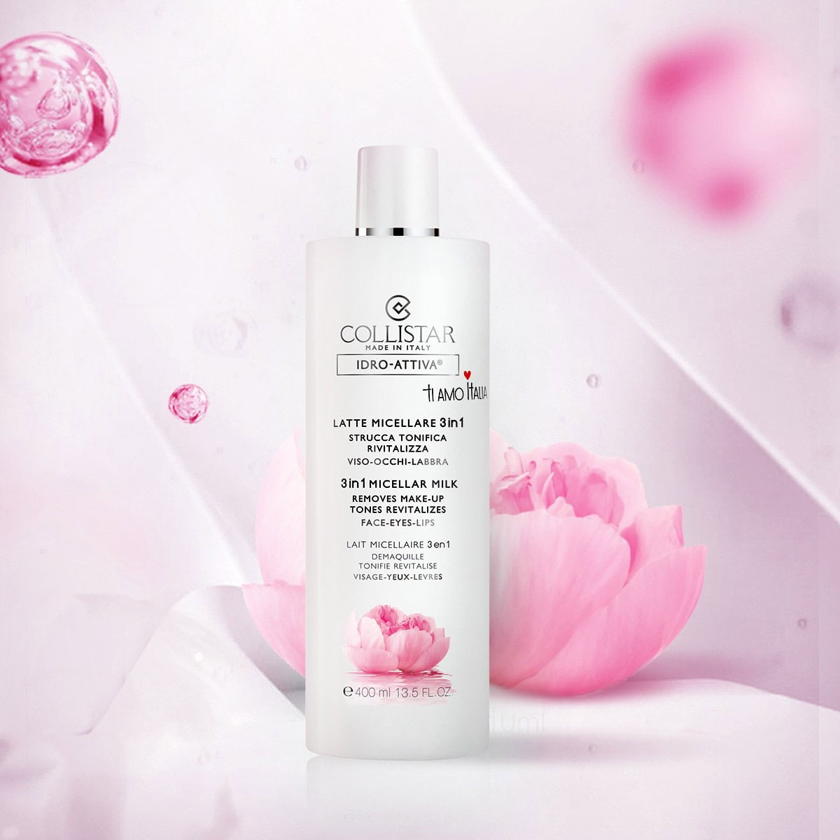 Collistar 3 IN 1 Micellar Milk (1) مزيل مكياج حليب ميسيلار 3 في 1 من كوليستار - الصورة 1