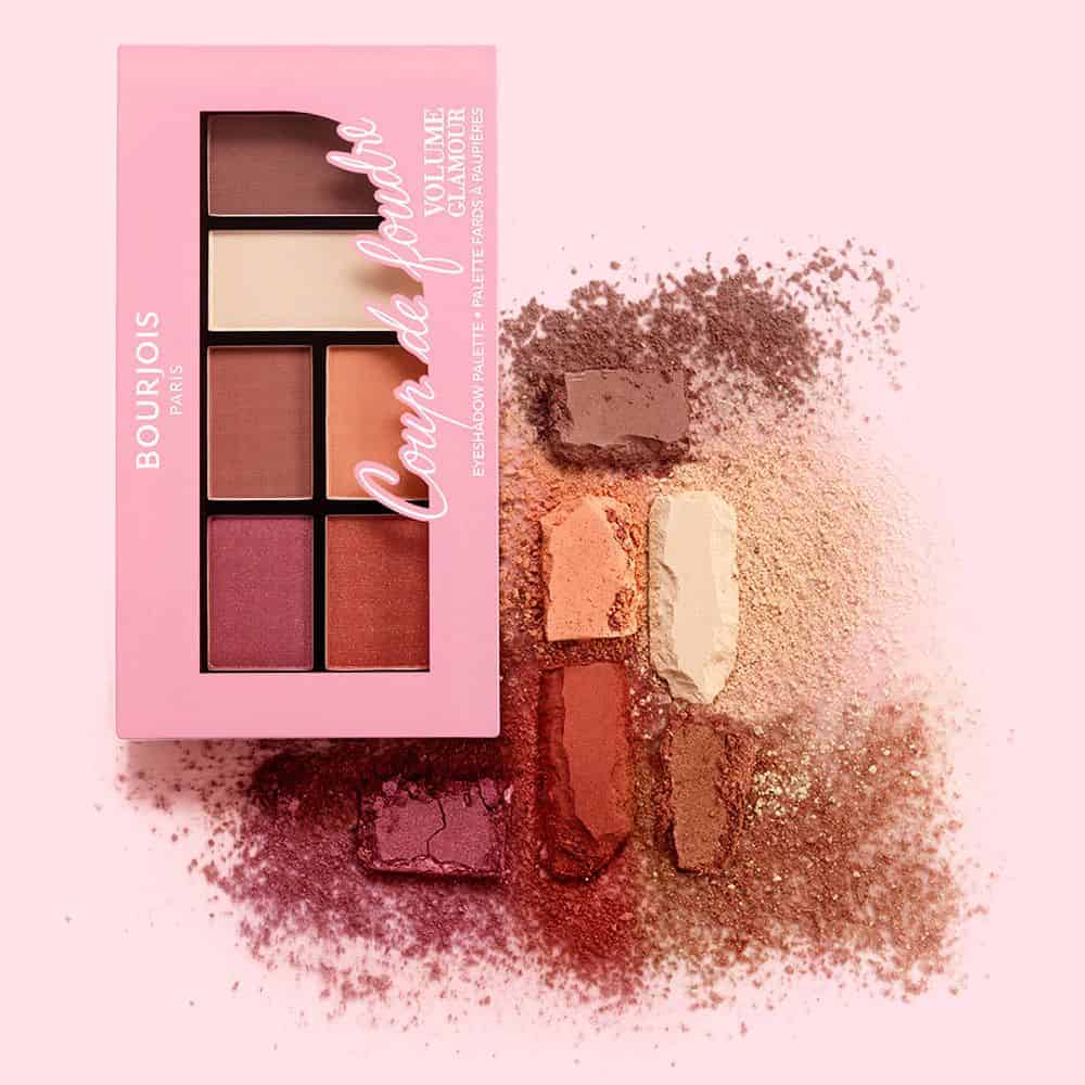 Bourjois Coup De Foudree Eyeshadow Palette باليت ظلال العيون كوب دي فودر من فوليوم جلامور بورجوا - الصورة 1