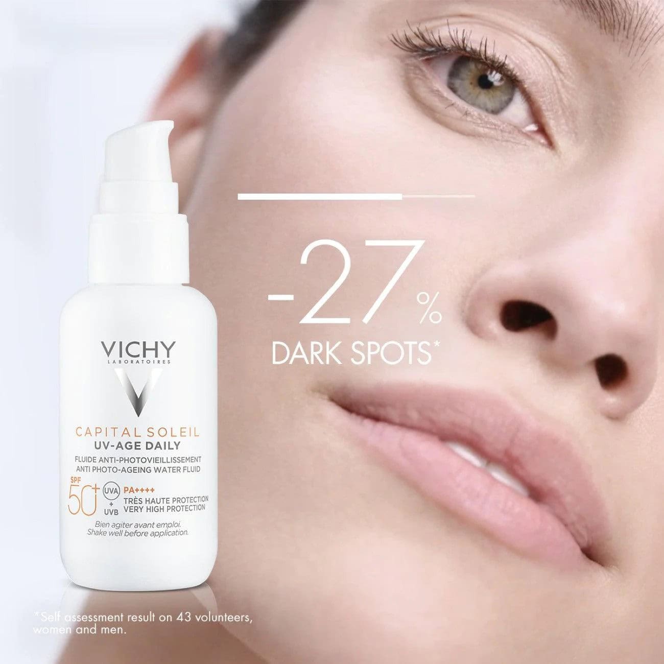 Vichy Capital Soleil UV-Age Daily SPF50-2 واقي شمس كابيتال سوليل مقاوم للاشعة - الصورة 1