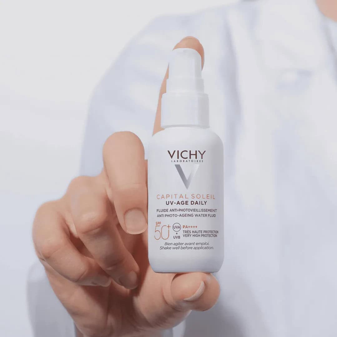 Vichy Capital Soleil UV-Age Daily SPF50 واقي شمس كابيتال سوليل مقاوم للاشعة - الصورة 2