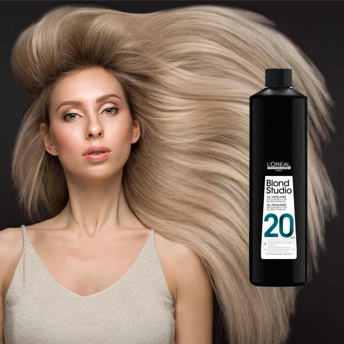 L'Oréal Professional Blond Studio 9 Oil-Developer 20Vol-2 زيت صبغة للشعر أويل ديفيلوبر بلند ستديو 20 من لوريال - الصورة 2