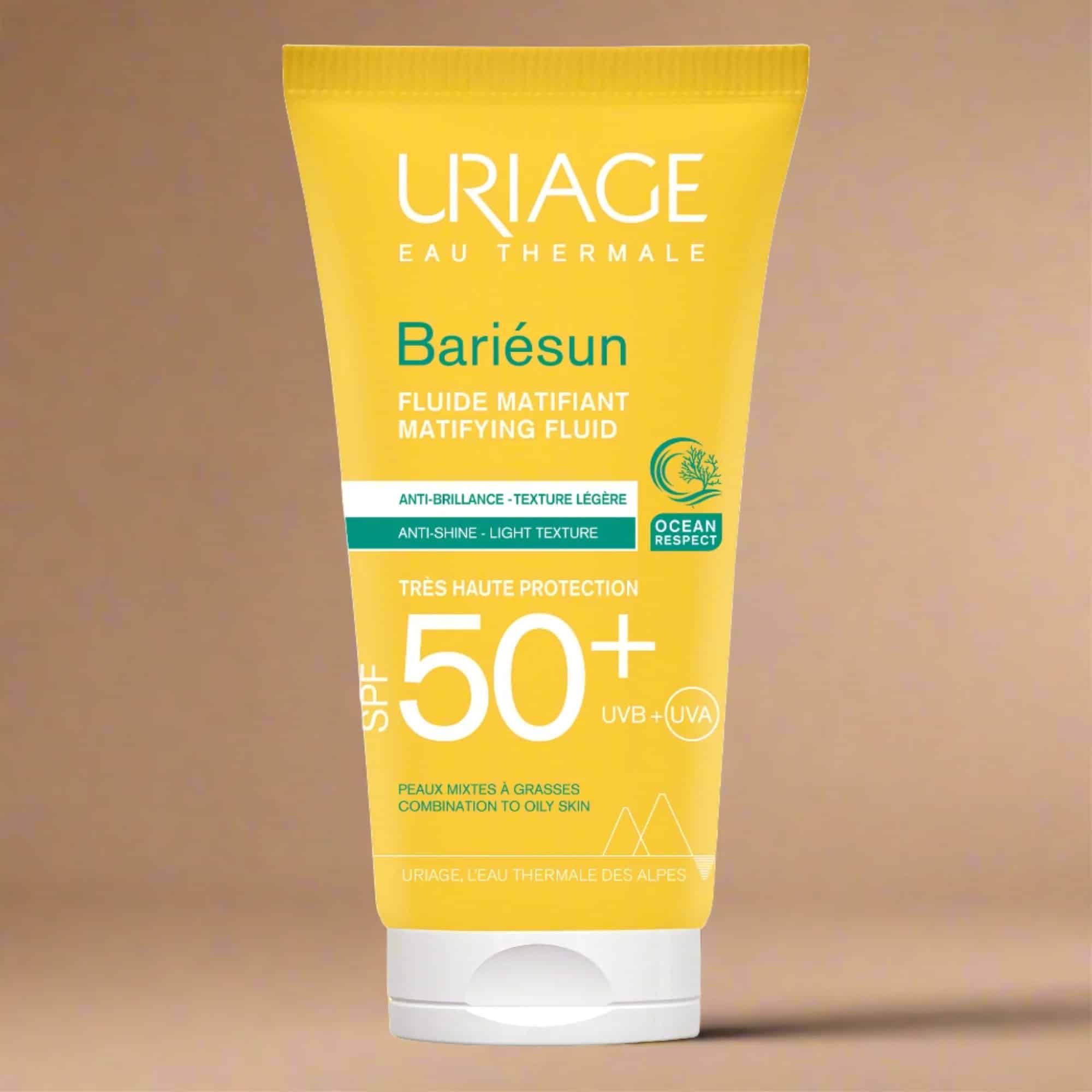Uriage Bariésun Matifying Fluid SPF50+ سائل واقي الشمس مطفي باريسن من يورياج - الصورة 1