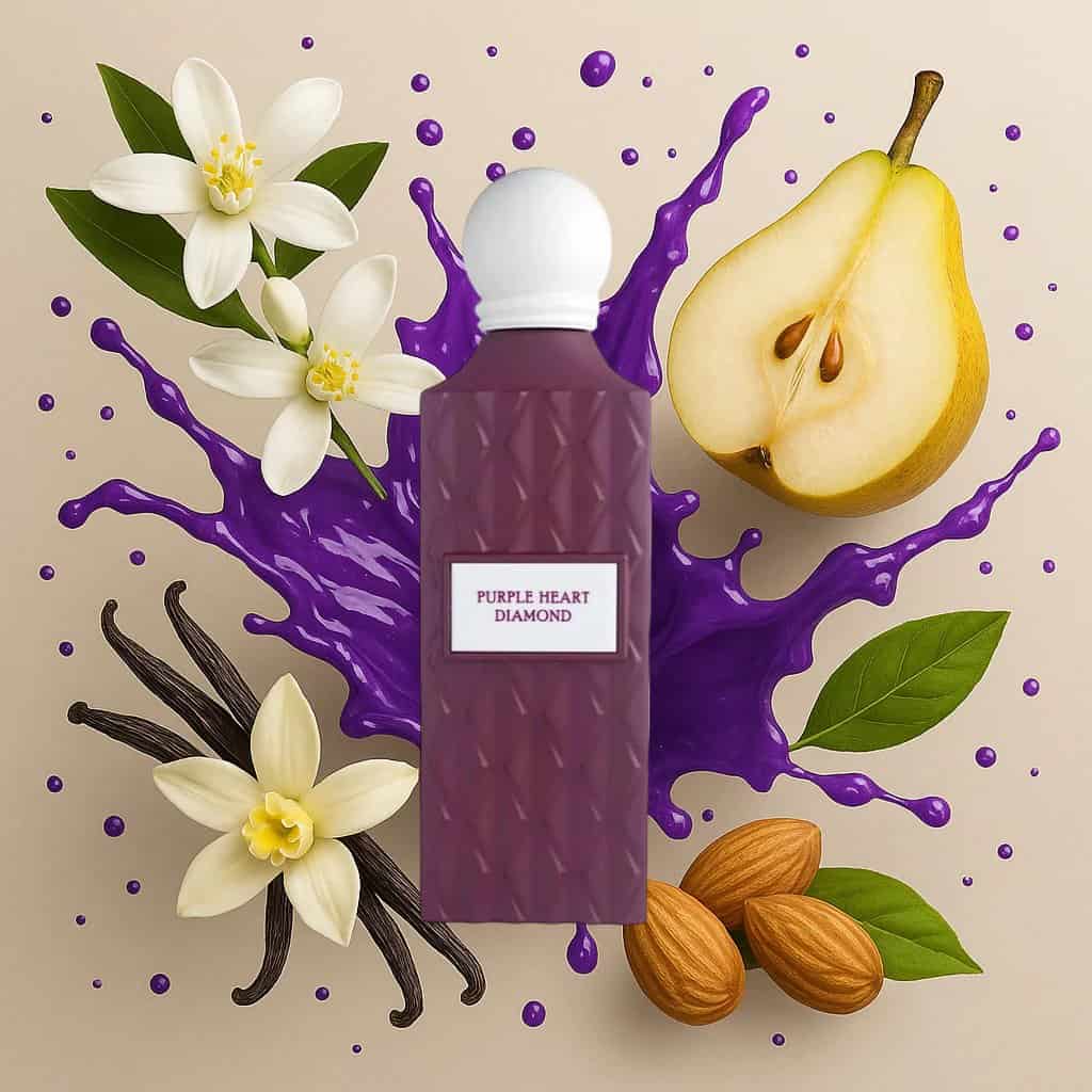 ⁦عطر بيربل هارت دايموند من ابراهيم القرشي⁩ - الصورة ⁦1⁩
